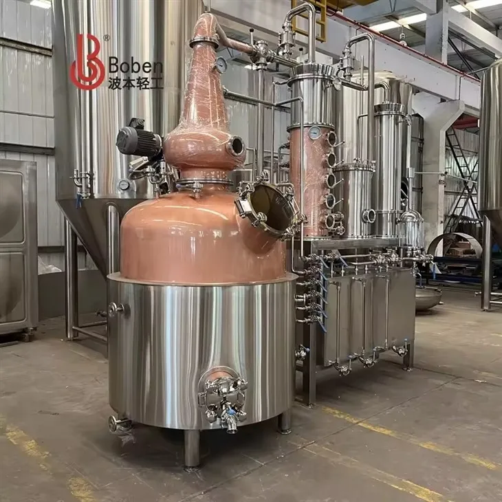 Column Reflux Still Whiskey Distillery Equipment